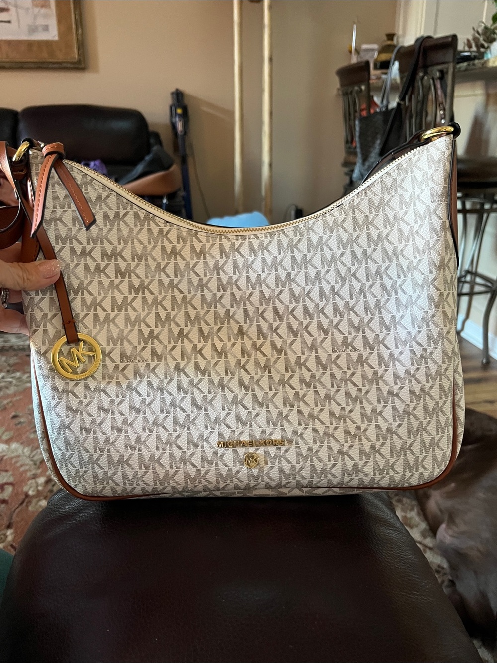 NWOT Michael Kors Nolita Signature Logo Hobo Handbag/Crossbody